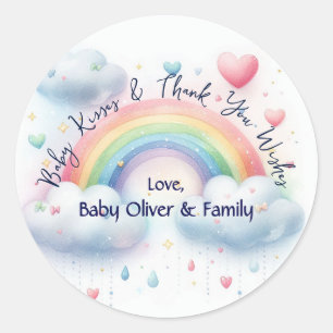 Personalised Baby Shower Thank You Stickers