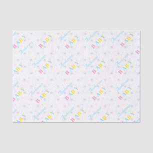 Personalised Baby Shower Tissue Paper
