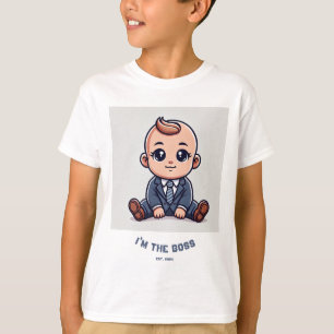 Personalised Baby T-shirt – "I'm the Boss"