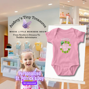 Personalised Baby's 1st St. Patrick's Day Bodysuit