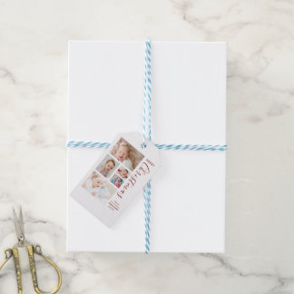 Personalised Baby's First Christmas Magnetic Card Gift Tags