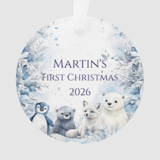 Personalised Baby's First Christmas Ornament