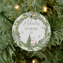 Personalised Baby's first Christmas Ornament