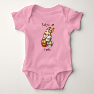 Personalised Baby's First Easter  Baby Bodysuit
