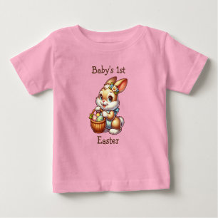 Personalised Baby's First Easter Baby T-Shirt