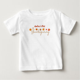 Personalised Baby's First Thanksgiving Baby T-Shirt