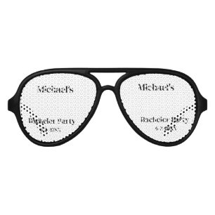 Personalised Bachelor Party Aviator Sunglasses