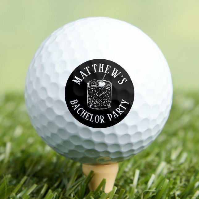 Personalised Bachelor Party Golf Balls (Personalized Bachelor Party Golf Balls )