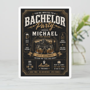 Personalised Bachelor Party Invitation