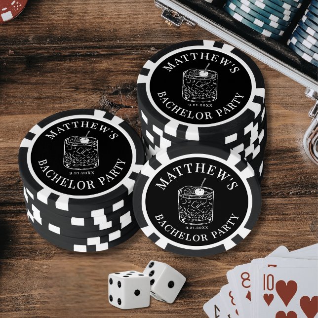 Personalised Bachelor Party Poker Chips (Personalized Bachelor Party Poker Chips)