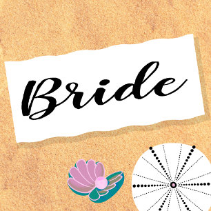 Personalised Bachelorette Bride Beach Towel