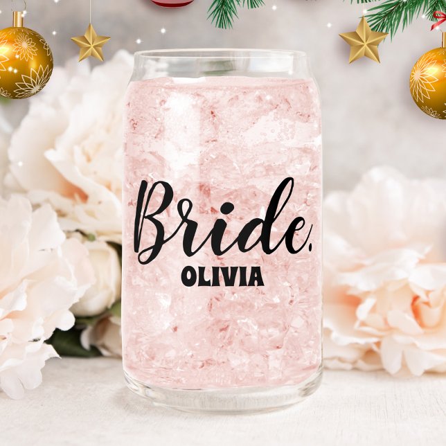Personalised Bachelorette Bride Can Glass (Creator Uploaded)