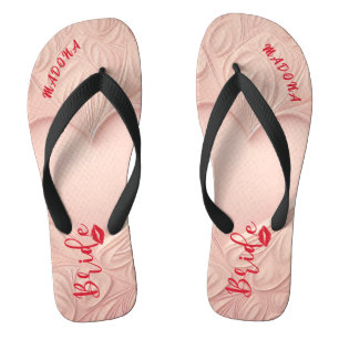 Personalised Bachelorette Bride Jandals