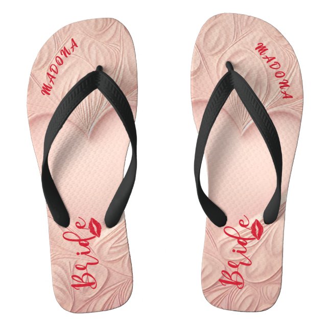 Personalised Bachelorette Bride Jandals (Footbed)