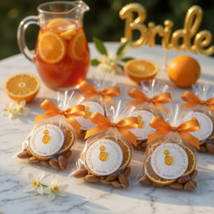 Personalised Bachelorette Party Favour Classic Round Sticker