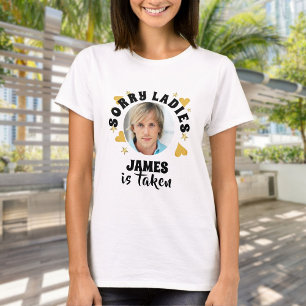 Personalised Bachelorette Party Grooms Face Photo T-Shirt