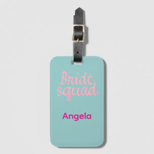 Personalised Bachelorette Party Luggage Tag
