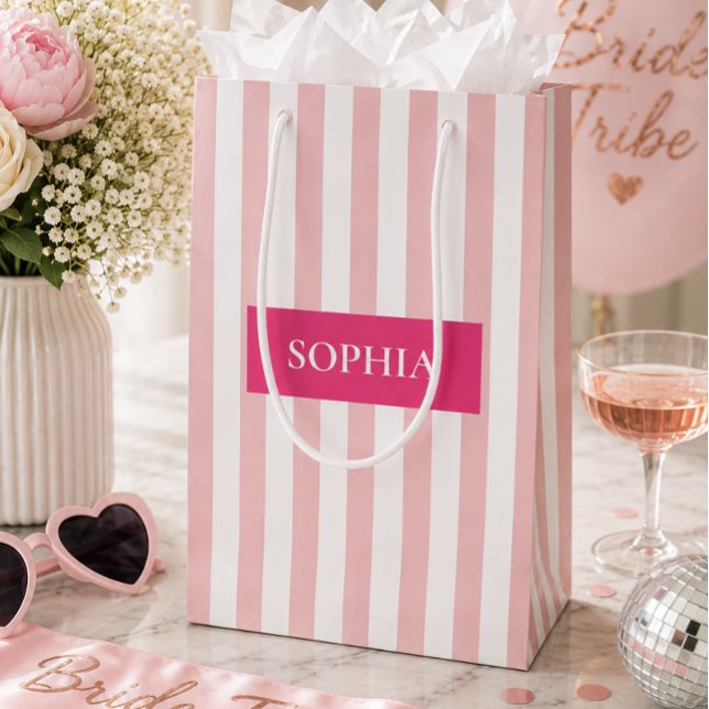 Personalised Bachelorette Party Medium Gift Bag (Creator Uploaded)