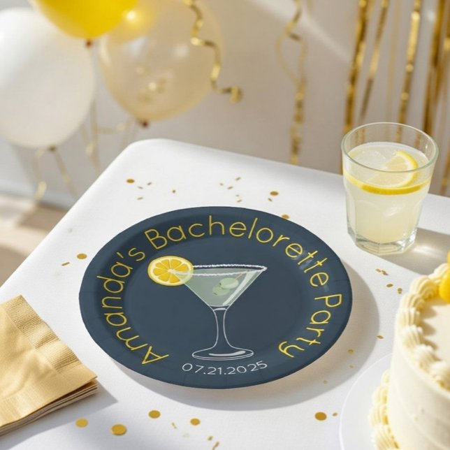 Personalised Bachelorette Party  Paper Plate (Creator Uploaded)
