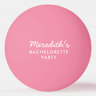 Personalised Bachelorette Party Ping Pong Balls