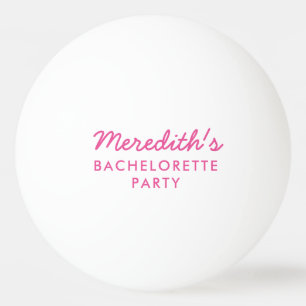 Personalised Bachelorette Party Ping Pong Balls