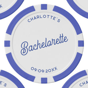 Personalised Bachelorette Party Poker Chips
