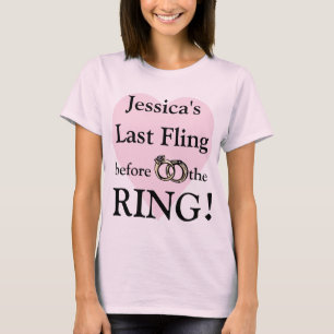 Personalised Bachelorette Party t-shirts