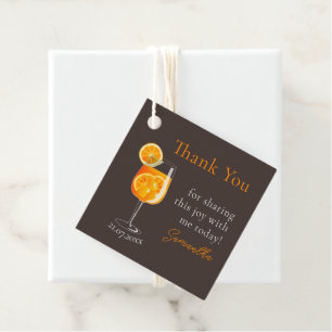 Personalised Bachelorette Party Thank You Favour Tags
