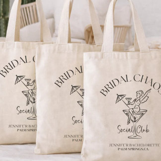 Personalised Bachelorette Tote Bag | Bridal Chaos