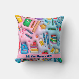 Personalised Back to School 2026 Cushion
