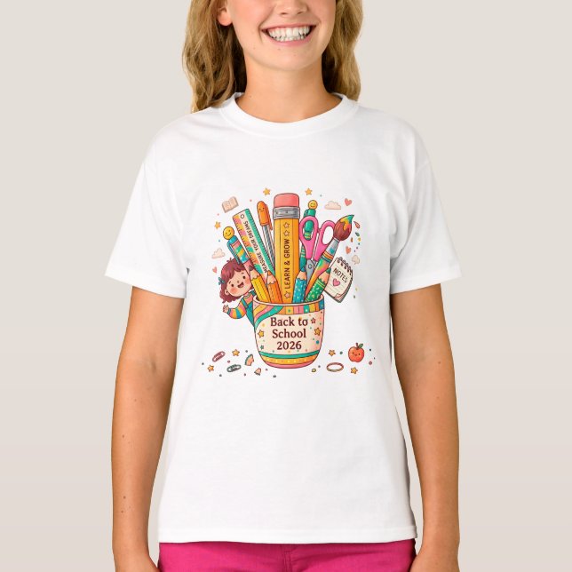 Personalised Back to School 2026 T-Shirt (Front)