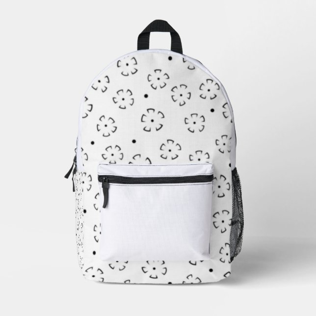 Personalised Back To School Essentials Printed Backpack (Front)