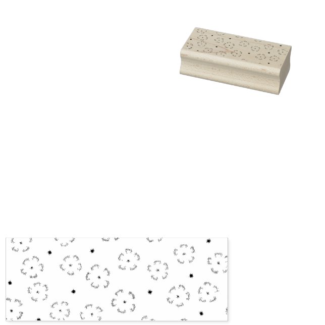 Personalised Back To School Essentials Rubber Stamp (Stamped)