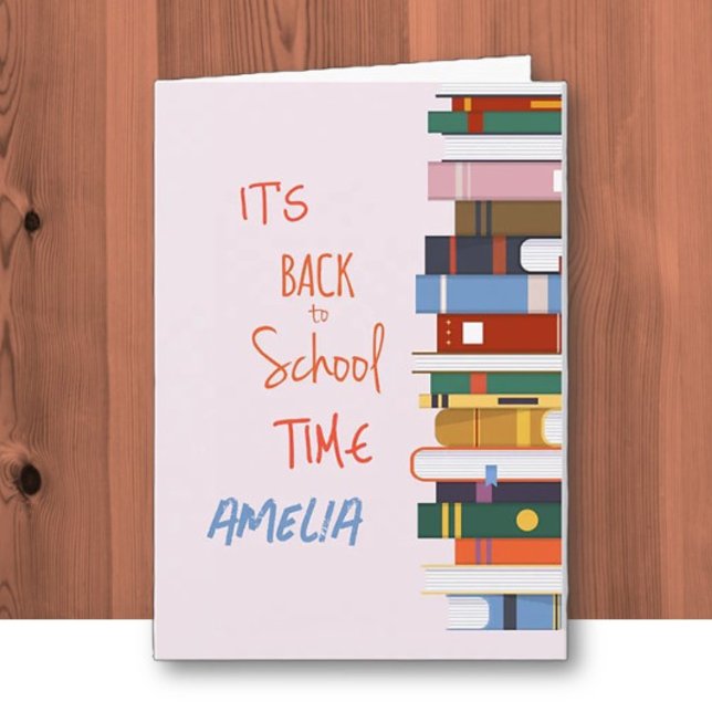 Personalised Back to School Greeting Card (Creator Uploaded)