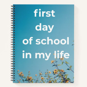 Personalised Back to School Notebook – Cute Custom