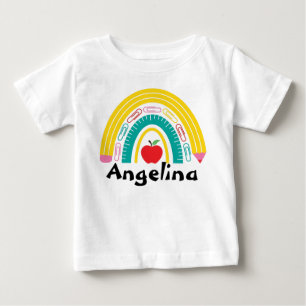 Personalised Back To School Preschool Kindergarten Baby T-Shirt
