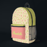 Personalised Backpack with Mathematical Design<br><div class="desc">Personalised Backpack with Mathematical Design Printed Backpack This backpack features a vibrant and educational design, showcasing a variety of mathematical symbols and numbers in bright colours like green, red, and pink. The front pocket stands out in pink, with a green cursive personalisation (name omitted as requested). It includes practical elements...</div>