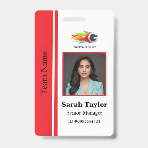 Personalised Badge for corporate employee ID Badge