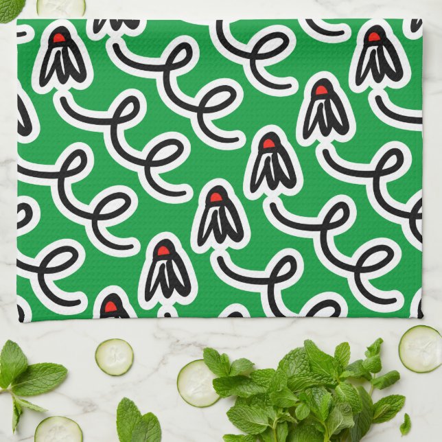 Personalised badminton towel | Sports theme design (Folded)