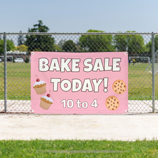 Personalised Bake Sale Banner (Insitu)