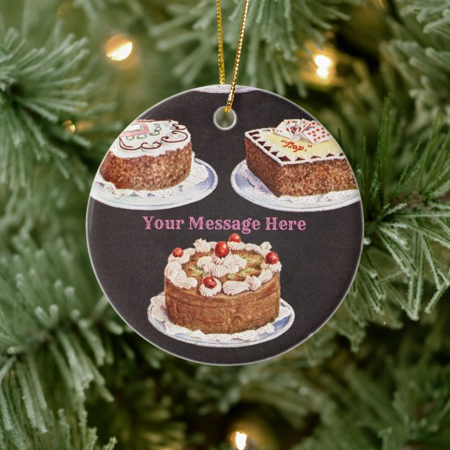 Personalised Baker Ceramic Tree Decoration (Tree)