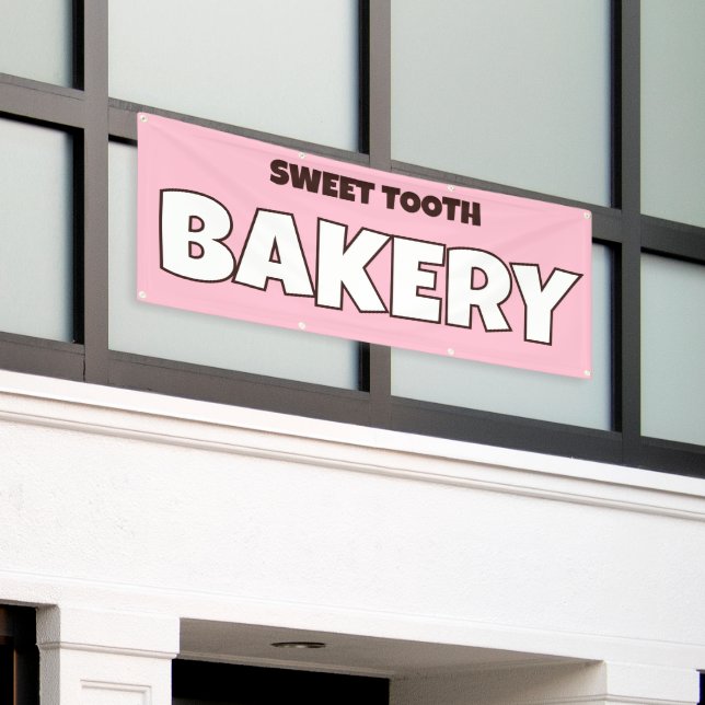 Personalised Bakery Banner (Outside Building)