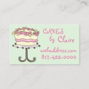 Personalised Bakery Business Card