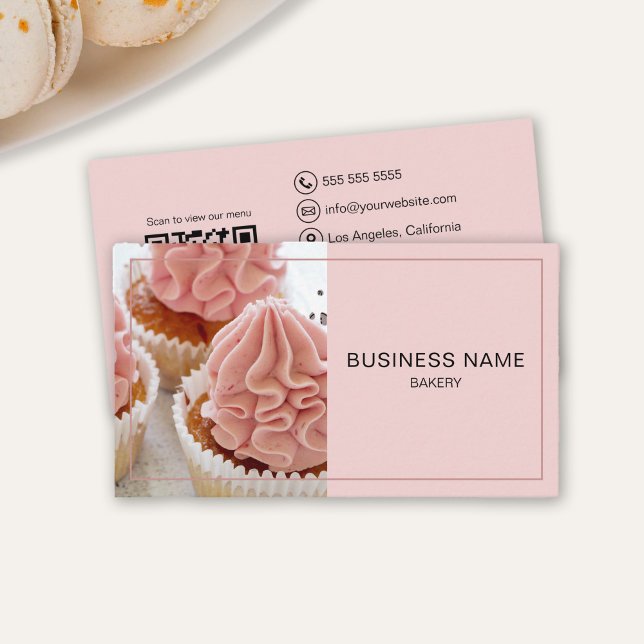 Personalised Bakery Business Card (Create your own personalized bakery business card)
