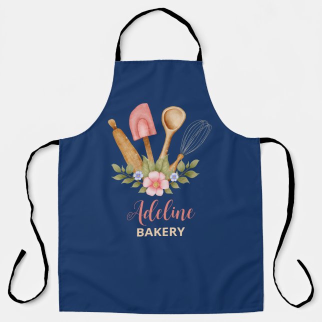 Personalised Baking Apron for Women & Men (Front)