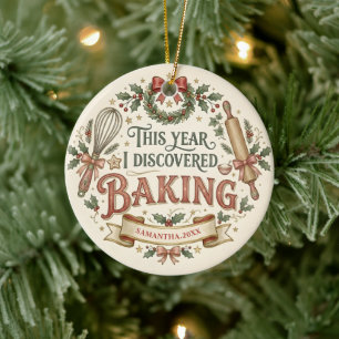 Personalised Baking Christmas Ornament
