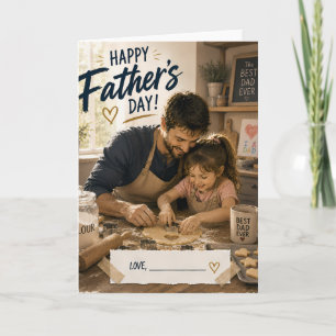 Personalised Baking Father’s Day Card