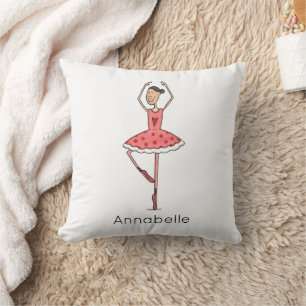 Personalised Ballerina Ballet Dancer Cushion
