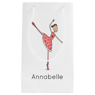 Personalised Ballerina Ballet Dancer Small Gift Bag