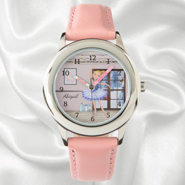 Personalised Ballerina Dance Studio Winter Ballet Watch (Creator Uploaded)